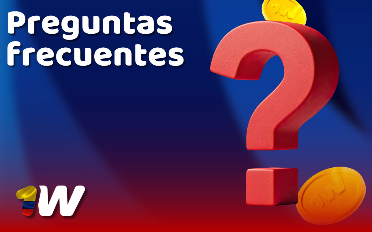 Preguntas frecuentes 1Win Colombia