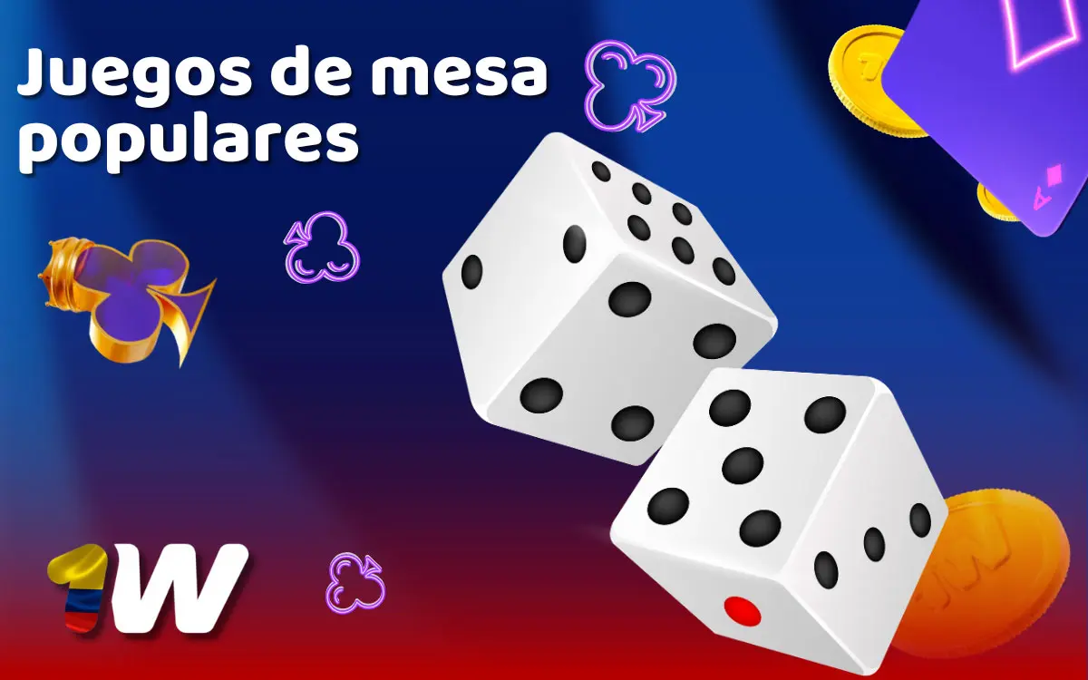 1Win Juegos de mesa populares